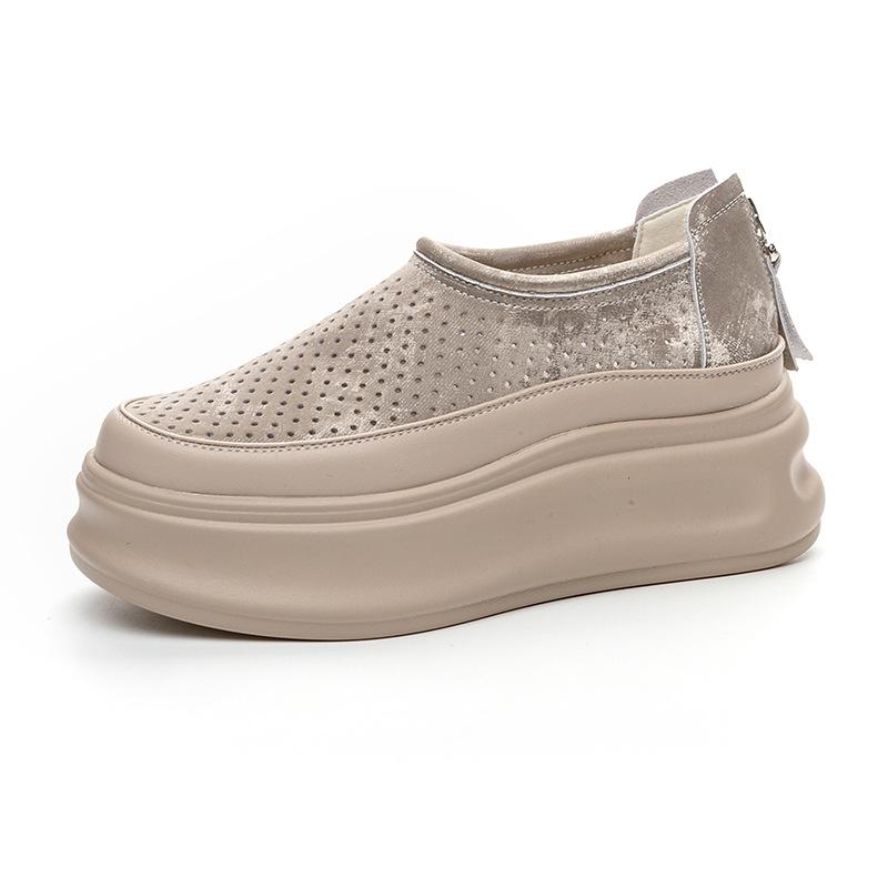 

Мода Лето Новый Стиль Повседневная Женская Обувь на Толстой Подошве Универсальная Легкая Комбинация с Платьями Внутренний Каблук Увеличение 40