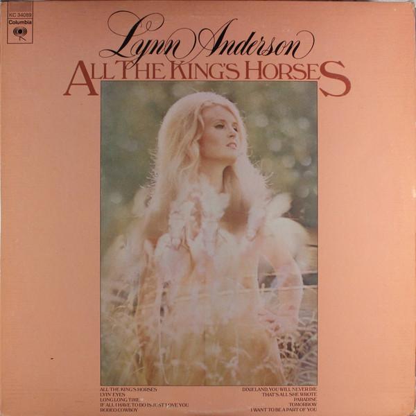 LP Record LYNN ANDERSON - All The King's Horses KC34089 Columbia 1976 US Folk Used