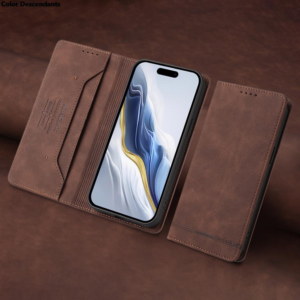 Skórzane etui z klapką na telefon Huawei Pura 80 70 Pro Plus Pura 80 Ultra P40 P30 P60 P50 P20 Pro P60 Art Luksusowe etui portfelowe ze stojakiem