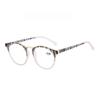 Unisex Fashion Photochromic Reading Glasses Women'S Retro Oval Frame Farsighted Glasses Anti-Blue Light Color Changing Glasses
