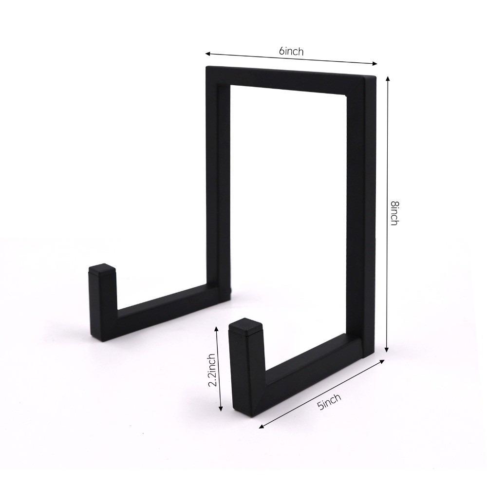 1pc Metal Vinyl Record Holder Versatile Tabletop Record Holder CD Storage Rack  Home Decor Organizer