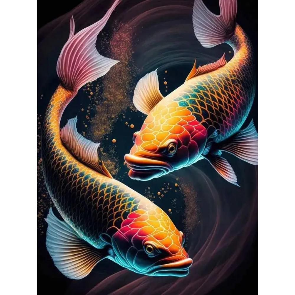 DIY Full Round Diamond Painting Cross Stitch 3D Art Style Home Scene Animal Decorative Diamond Painting 5d Diamond Art Painting