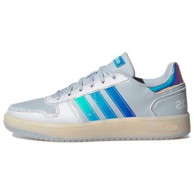 Neo Hoops 2.0 Comfortable Versatile Non-Slip Durable Low-Top Basketball Shoes Women Sneakers Blue White H02711