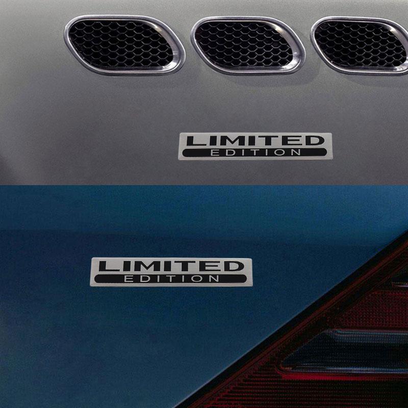 Aluminium Silber Special Edition Logo Limited Edition Emblem Auto Kotflügel Plakette Kofferraum Aufkleber LIMITED EDITION Aufkleber Zubehör