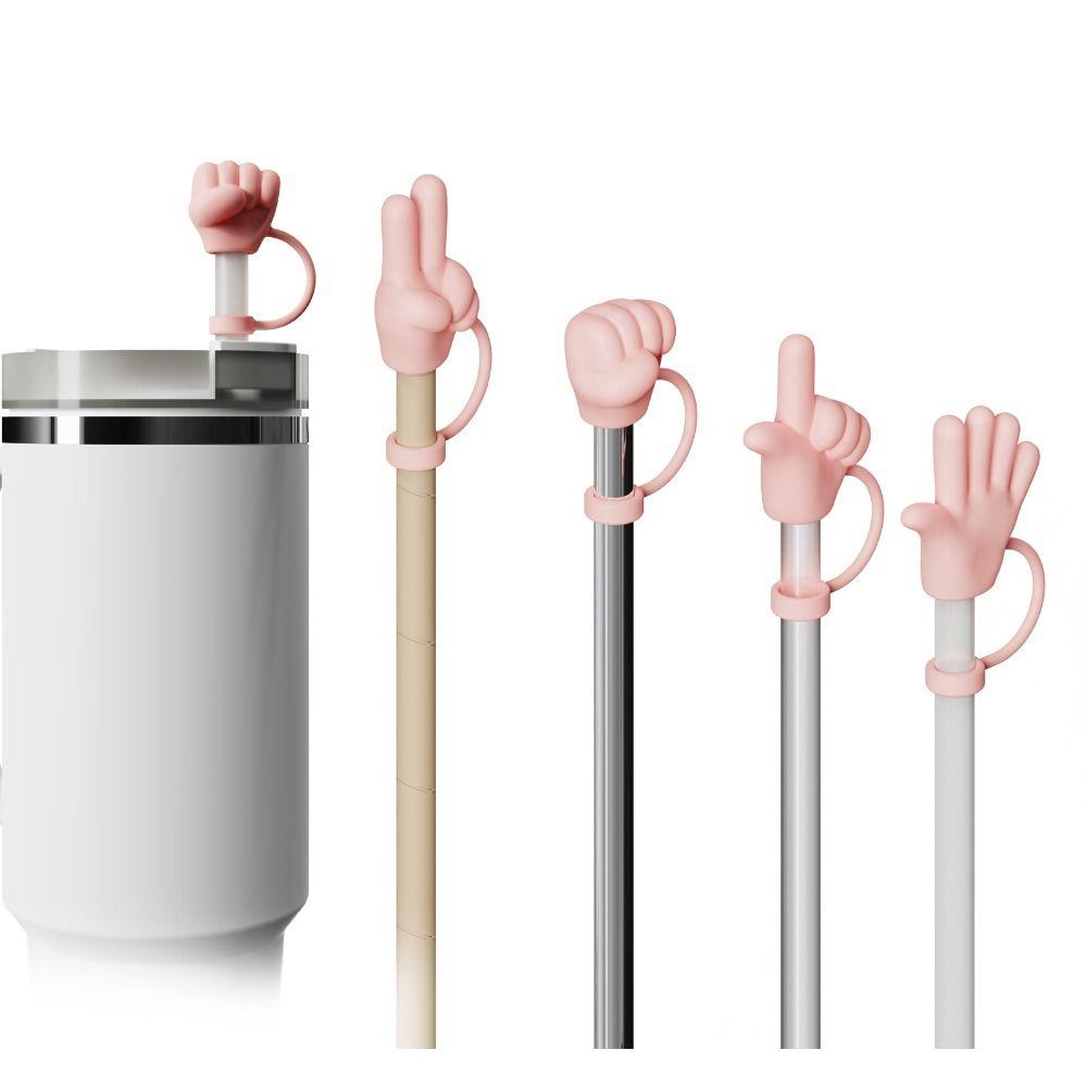 

Захист для кінчиків силіконових соломинок, що не протікає, для чашок Yeti/Stanley 40oz/ 30oz для соломинок 8-12 мм рожевий