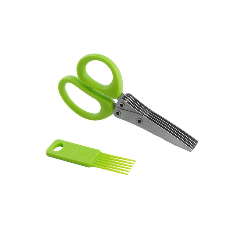 

Multi-Functional Detachable Bone Scissors Fish Scale Scraper Non-Slip Kitchen Shears with Removable Blades for Easy Cleaning and Versatile Use One Size зелений