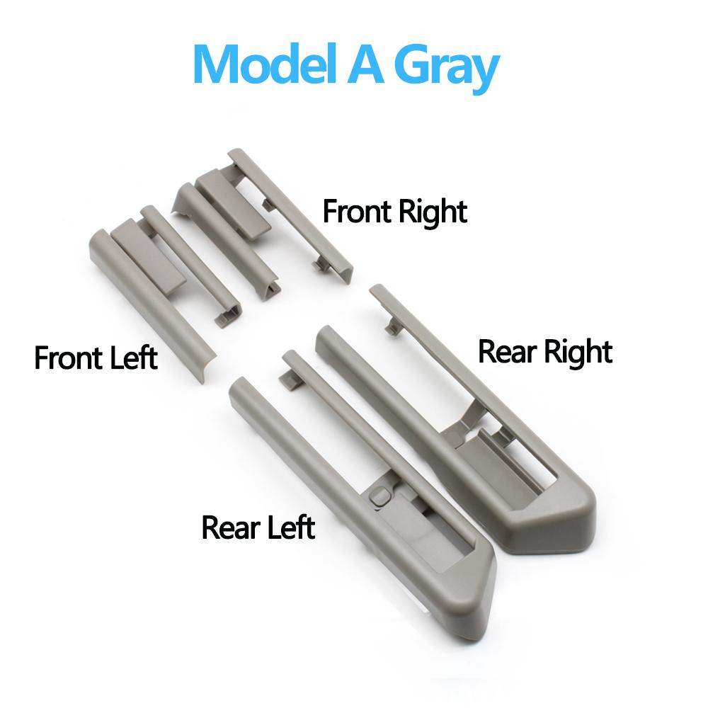 4 teile/satz Auto Sitz Schiebe Track Motorhaube Schiene Trim Abdeckung Für BMW 5 7 Serie F10 F11 F01 F02 520 523 525 528 530 730 740 750