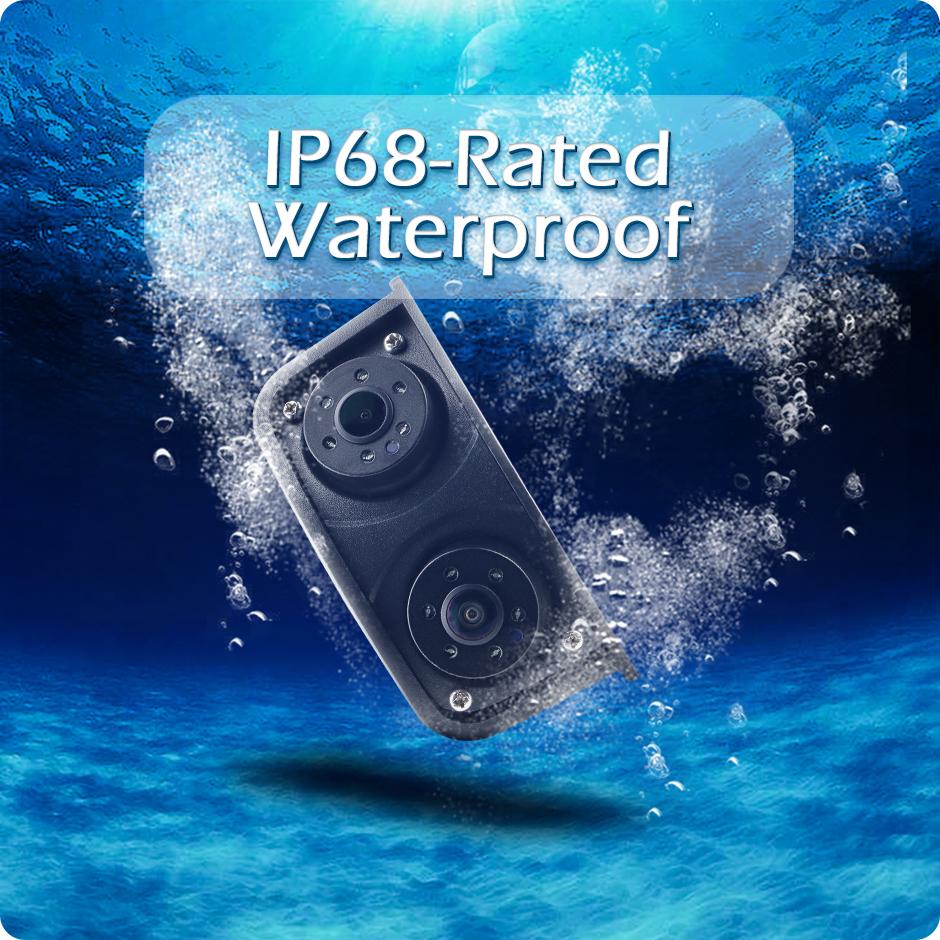 GreenYi AHD 1280x720P IR Night Vision Camera rezistentă la apă Oglindă din stânga dreapta Cameră pentru camion autobuz RV mașină