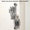 Bathroom Essentials Storage Solution Storage Shelf Rotating Suction Cup Kitchen Organizer with Drainage Holes for Efficient