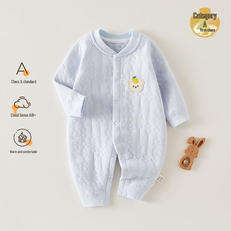 

Стеганый детский комбинезон: Теплый комбинезон с длинным рукавом для мальчиков и девочек - Осень/Зима Size 59