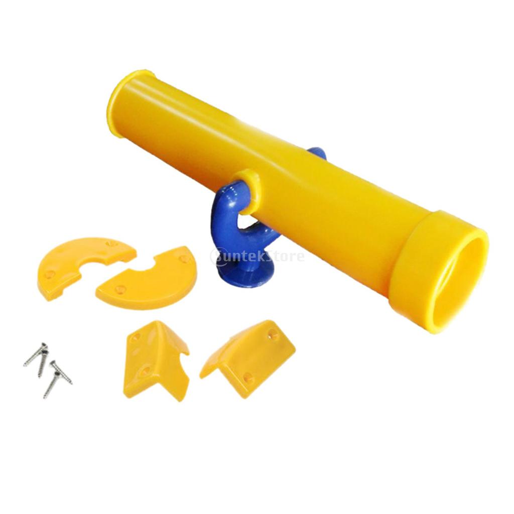 Kids Playground Toy Telescope Included Mounting Hardware Accessories Play Equipment Creative Outdoor Play Swing Set for Ages 3+
