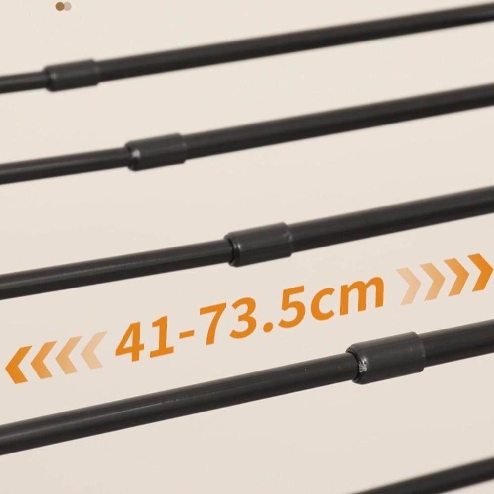 Retractable Foldable Clothes Drying Rack Collapsible Steel Frame Cooling Clothes Rack 3-Layer Anti-Rust Clothes Airer Towel