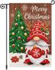 Heyfibro Merry Christmas Santa Gnome Garden Ag 12x18 Inch Double Sided Christmas Tree Garden Ags Christmas Ball Yard a DDN