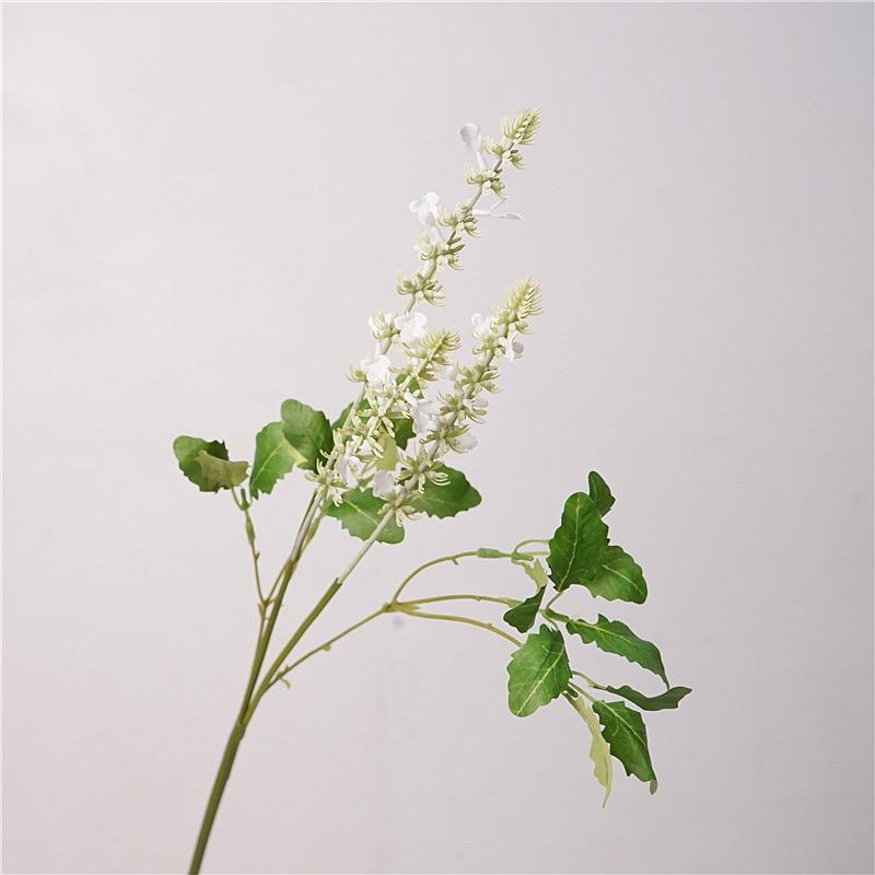 

3PCS Artificial Sage Flower White Purple Rustic Fresh Style Decorative Flower Faux Lavender Style Spring Home Decor Wedding 3PCs