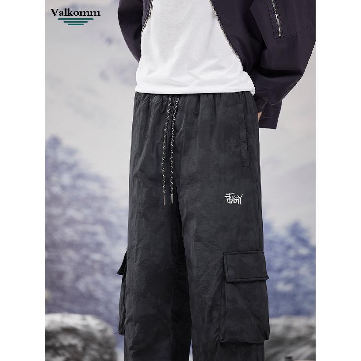 Winter New Men'S Down Workwear Thickened Straight Tube Duck Down 90 White Duck Down Outer Wear Waterproof And Cold Resistant Down Pants