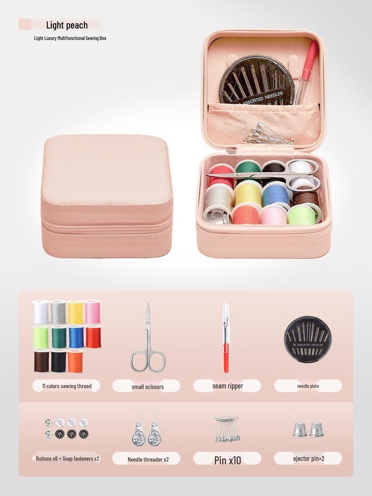 High-Capacity Handmade Sewing Kit: Deluxe Needle and Thread Pouch for Home & Travel