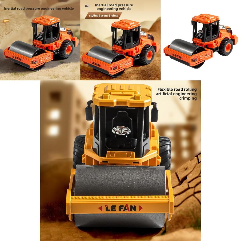 Engineering Toy Inertial Road Roller For Kids Handeye Coordination Development