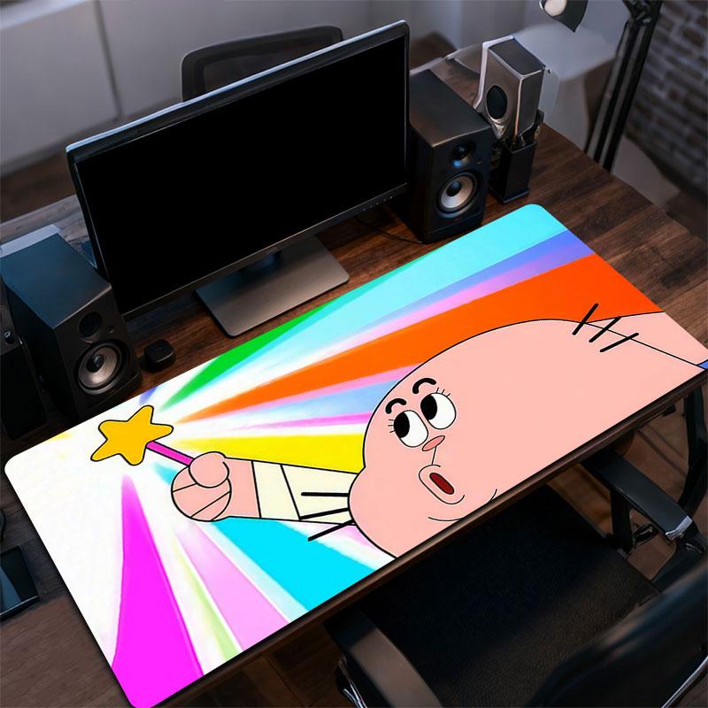 Richard Gumball Mouse Pad, Large Gaming Desk Mat, Non-slip XXL Mousepad for Laptop & Tablet, Mini PC Playmat with Stitched Edges