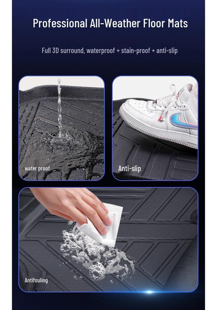 Changan Qiyuan Q05 TPE Floor Mats - Compatible with 26 Models, Fully Enclosed Interior Accessories