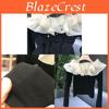 Tshirt Elegant Off Shoulder Mesh Splicing With Embroidery For Women Spring 2025