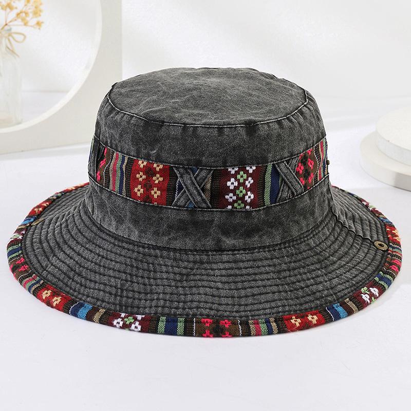 Fisherman Hat For Spring And Summer, Suitable For Outdoor Use Activities Like Hiking And Fishing Vintage-Style Vintage Washed