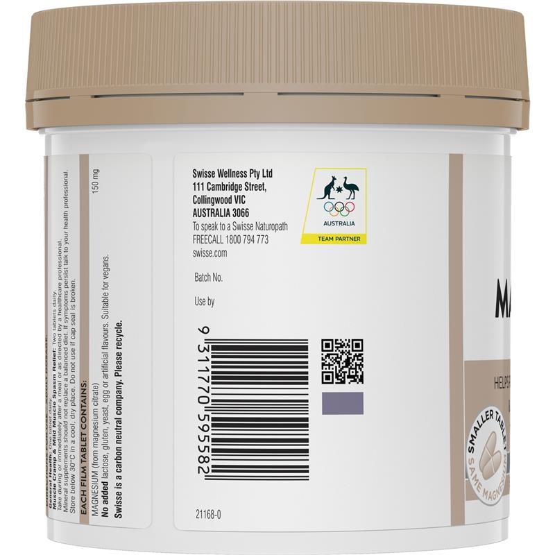 Swisse Magnesium 200 Tablets