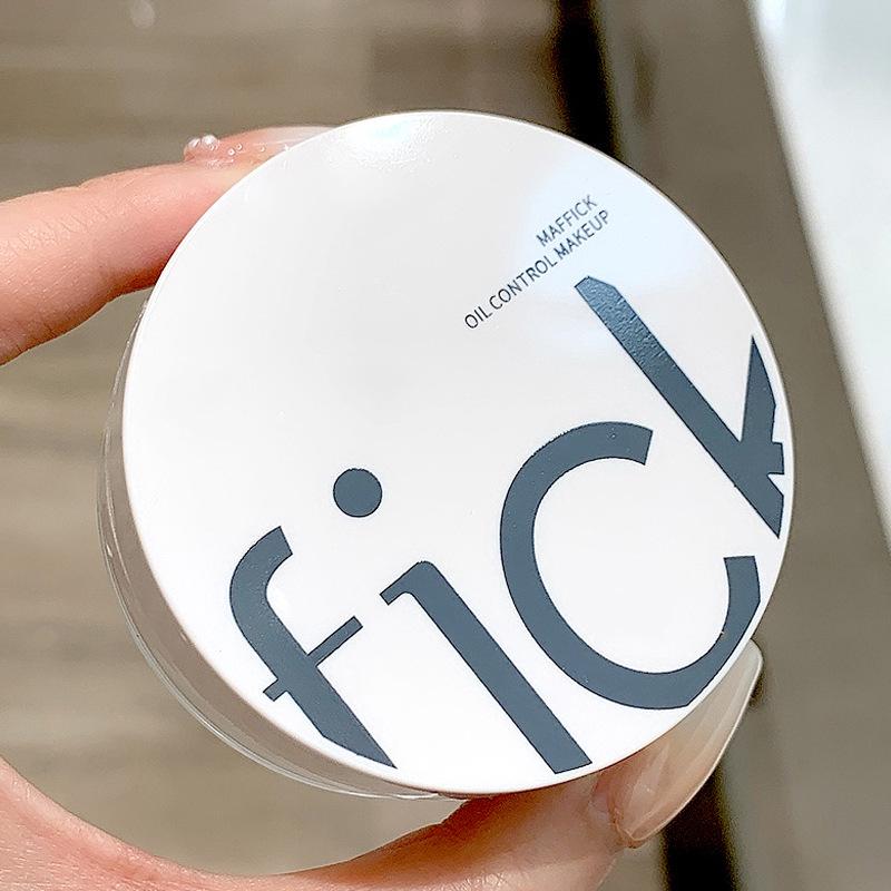 Pó Fixador de Controle de Oleosidade MAFFICK: Pó Solto Fino, Amigo da Pele, À Prova d'Água, de Longa Duração, Iluminador, Matificante e Corretivo.