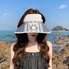 New Fashion and Versatile Beach Sun Hat Trendy Sun Protection Top Hat Women Summer Sun Protection Sun Protection Sun Hat