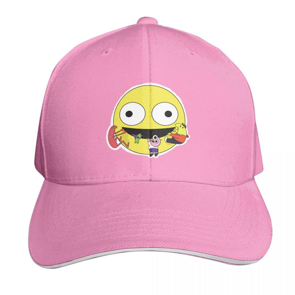 Smiling Friends Logo Baseball Cap Sun Hat Hip Hop Big Size Hat Custom Caps Girl Unisexs