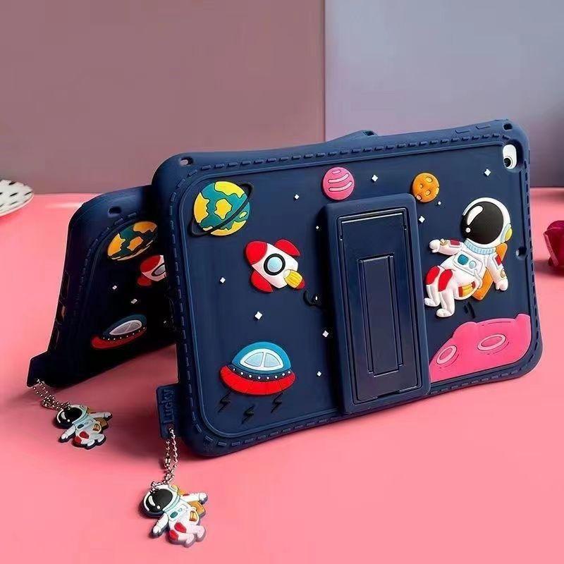 Για iPad 7th 8th 9th 10.2 10 10th Gen Case 360 ​​Rotation Stand Cover for IPad Air 2 3 4 5 10.9 2022 Mini 6 Pro 9.7 11 Cute Cartoon Kids Cases