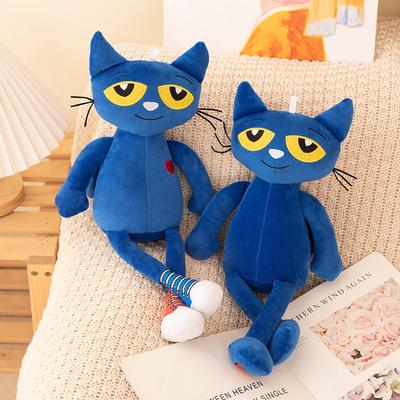 Cat Plush Toy Blue Cat Doll Rag Doll