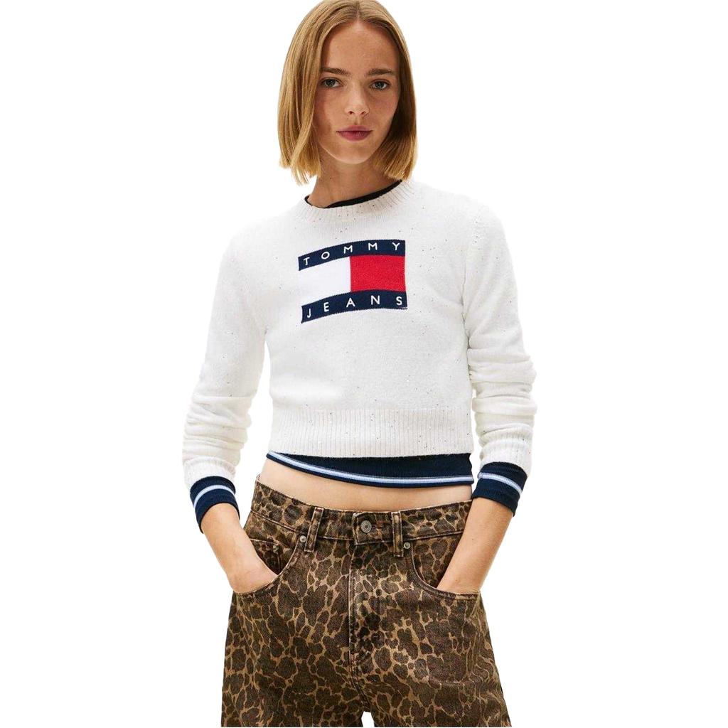 Tommy Jeans Womens/Ladies Jeans Ribbed Sweater Top