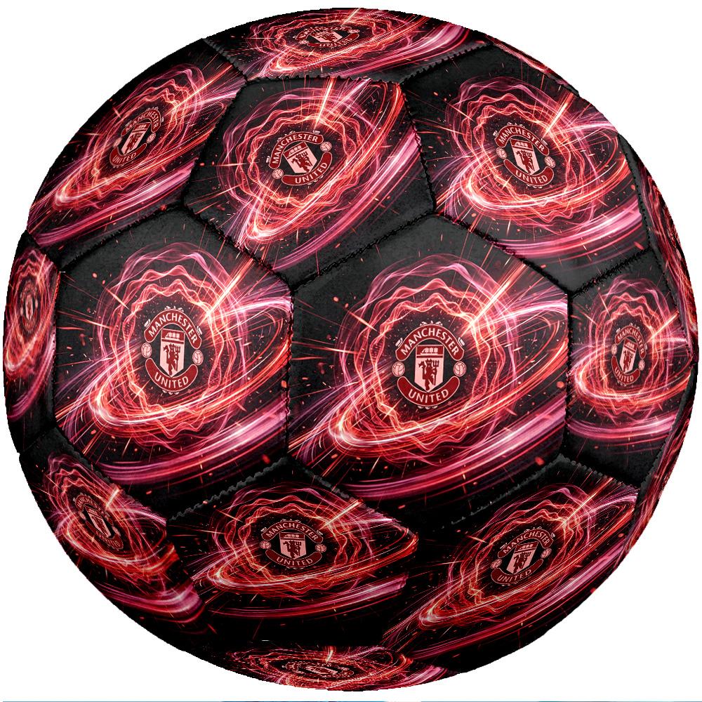 Pallone da calcio tema Manchester United Taglia 5 Pallone da calcio Tocco Morbido Pallone da calcio per Allenamento Professionale per Sport all'Aperto