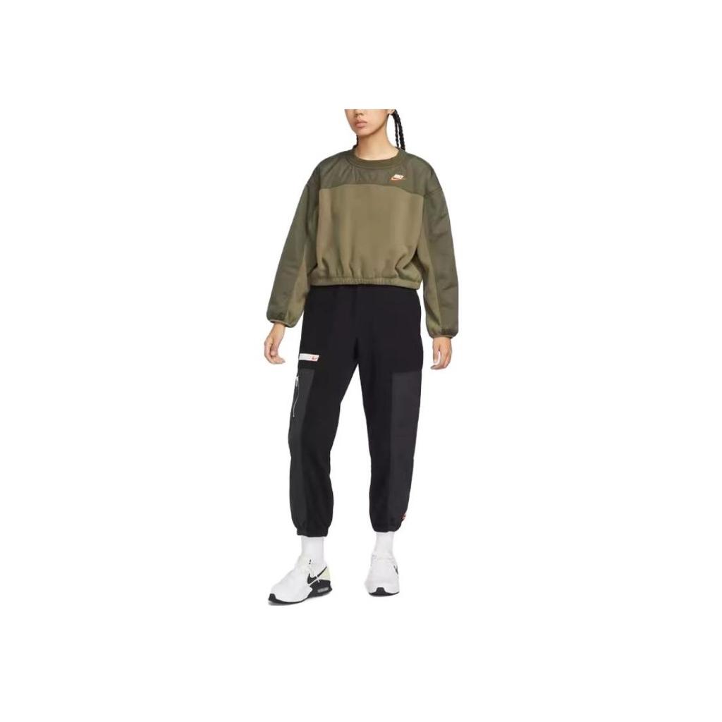 Nike City Utility High-Waisted Joggers In Solid Color With Cuffed Hem Women Bottoms Black FB8682-010