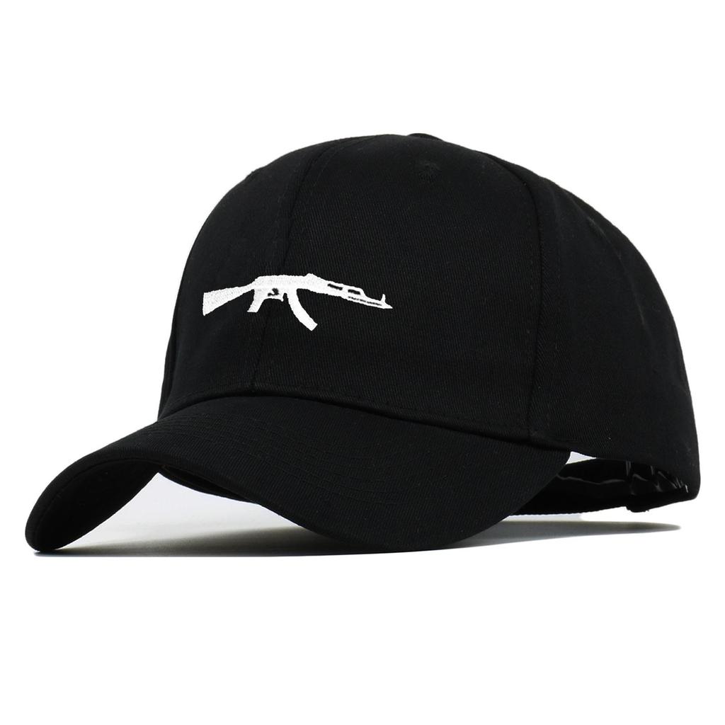 Pistol Submachine Gun AK47 Baseball Cap Men's Sun Hat
