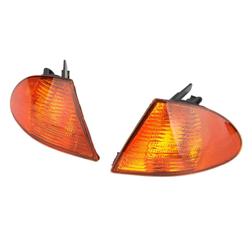Pair Amber Corner Side Light For BMW 3 Series E46 98-01 Sedan 63136902766