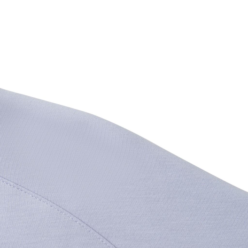 Li-Ning Comfortable Loose Fit Drop Shoulder Simple Versatile Solid Color Crew Neck Pullover Sweatshirt Women Sweatshirt Frost-Blue AWDV508-6