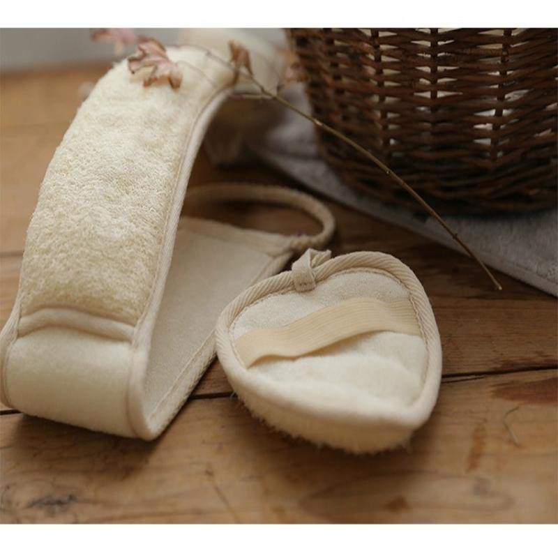 Exfoliating Back Scrubber Made From Flax Fiber A Traditional Back Scrubber And Exfoliating Brush