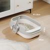 Yun Xiaoshi Semi-Enclosed Large Cat Litter Box