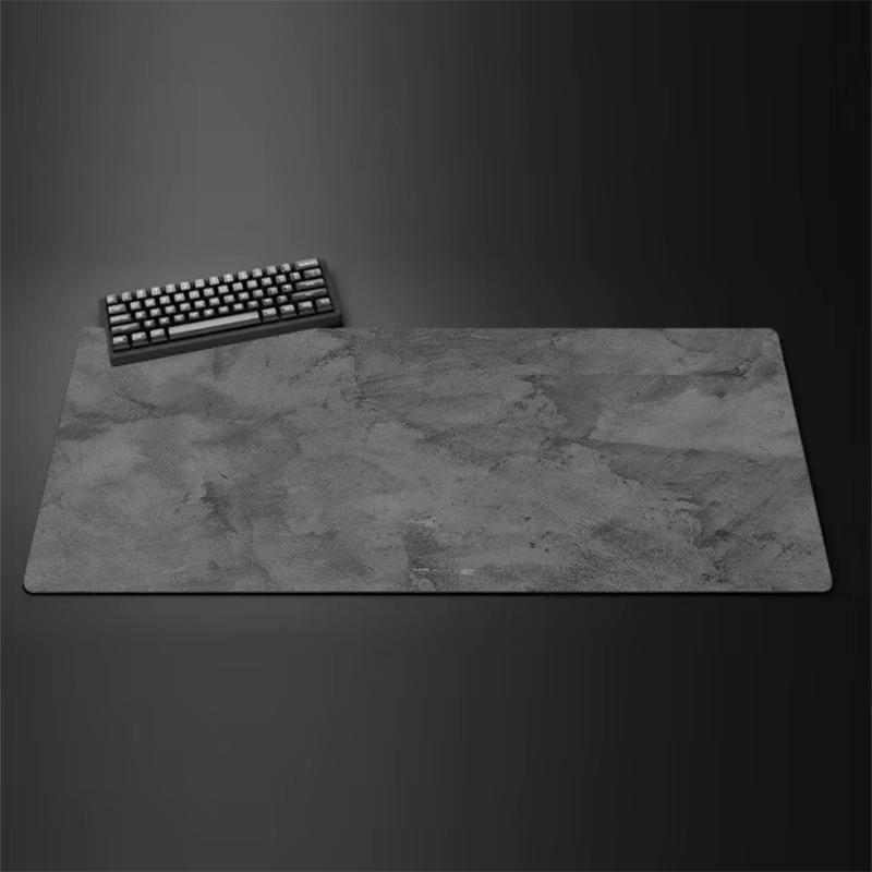 Graues Mauspadd Groß/Klein überkettelter Mauspadd XXL Schreibtisch Tastatur Tischunterlage Graue Serie Gaming Schreibtischmatte Computerzubehör