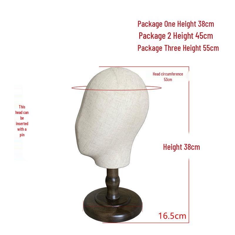 Hat and Wig Stand Model: Dummy Head Holder for Displaying Hats, Wigs, and Accessories