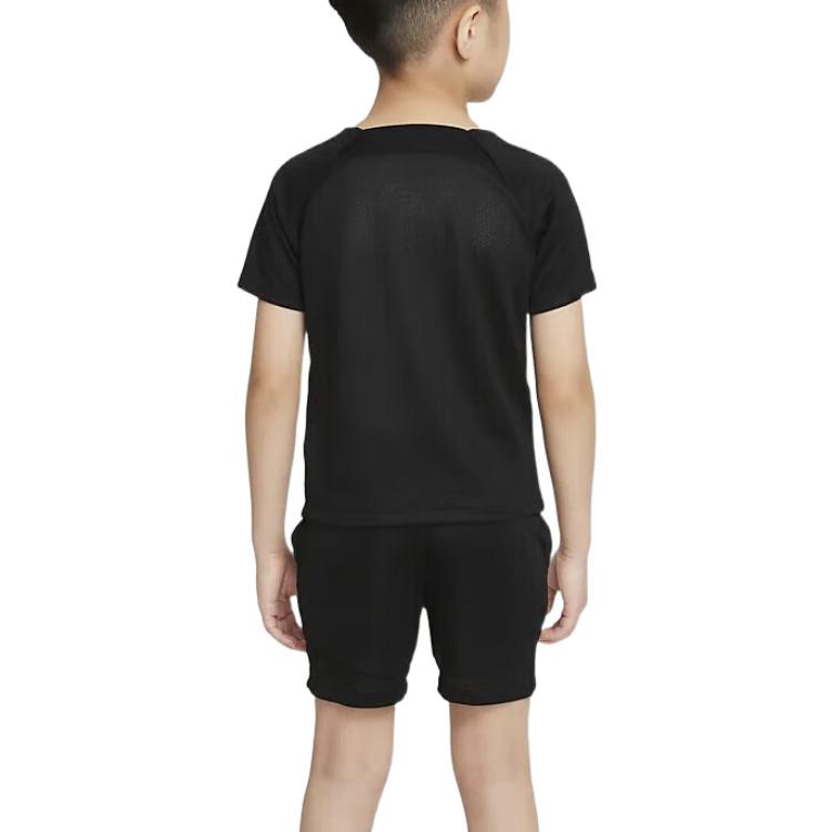 Nike Set pantaloni scurți casual cu mânecă scurtă cu imprimeu cu logo Seturi pentru copii Negru DH9484-011