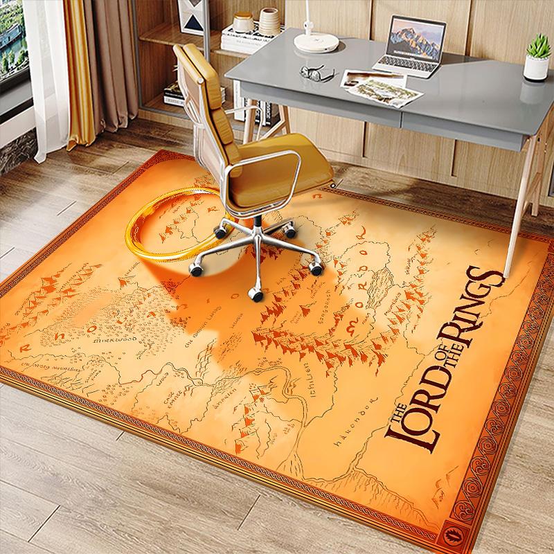 The Lord of the Rings2 Printed Absorbent Washable Carpet, Non-Slip Bathroom Mats, Kitchen Rugs, Yoga Mat,Living Room Entrance, Camping Picnic Rugs