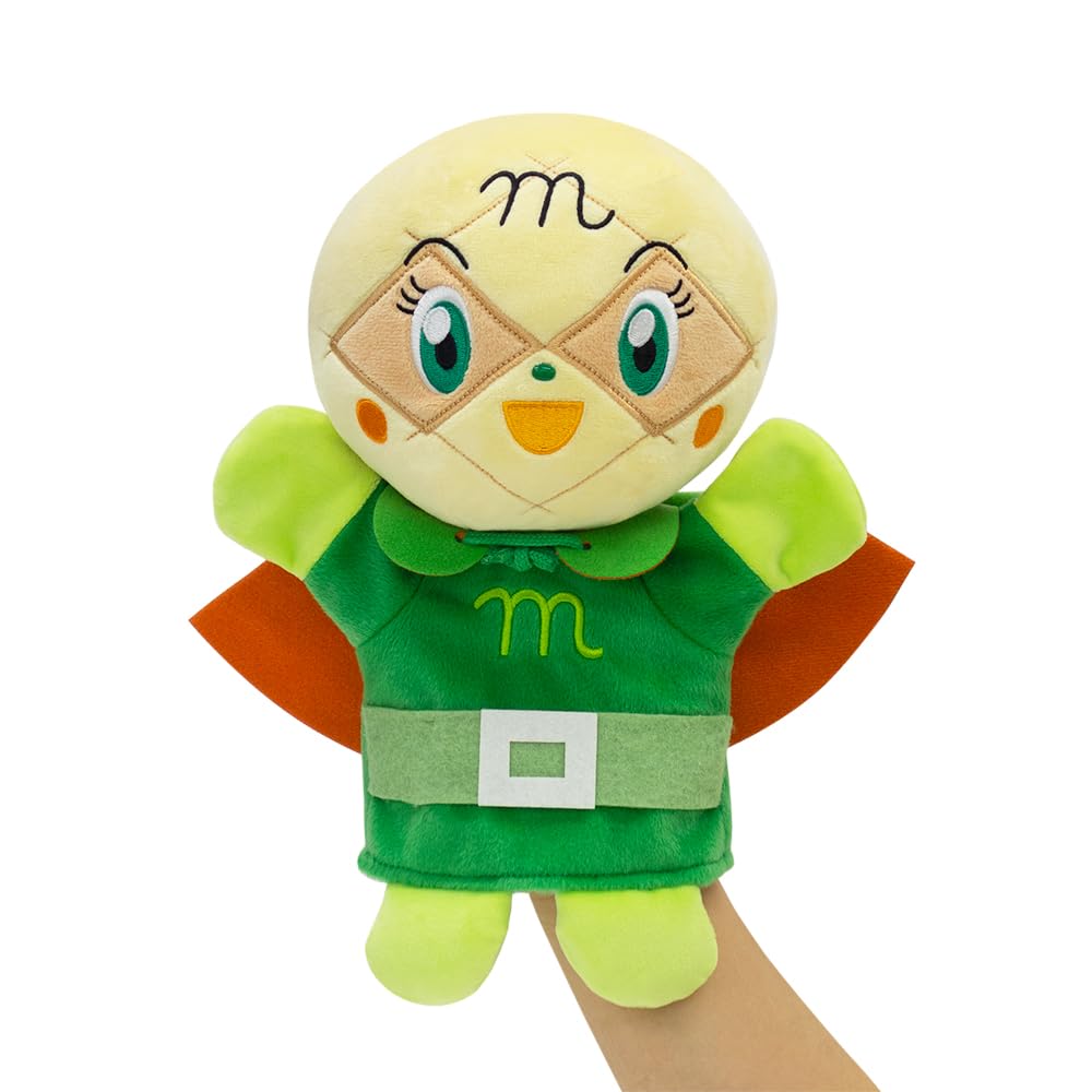 Yoshitoku Anpanman Hand Puppet, Hand Dancing Soft, Melonpanna-chan 182503