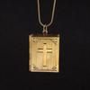 Charms Pciture Frame Pendant Christian Cross Bible Box Chains Jewelry Necklace Clothing Accessories