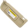 Car Sun Visor with Mirror Beige/Gray for Honda Civic 2006 2007 2008 2009 2010 2011 83280-SNA-A01ZA Left Hand Drive