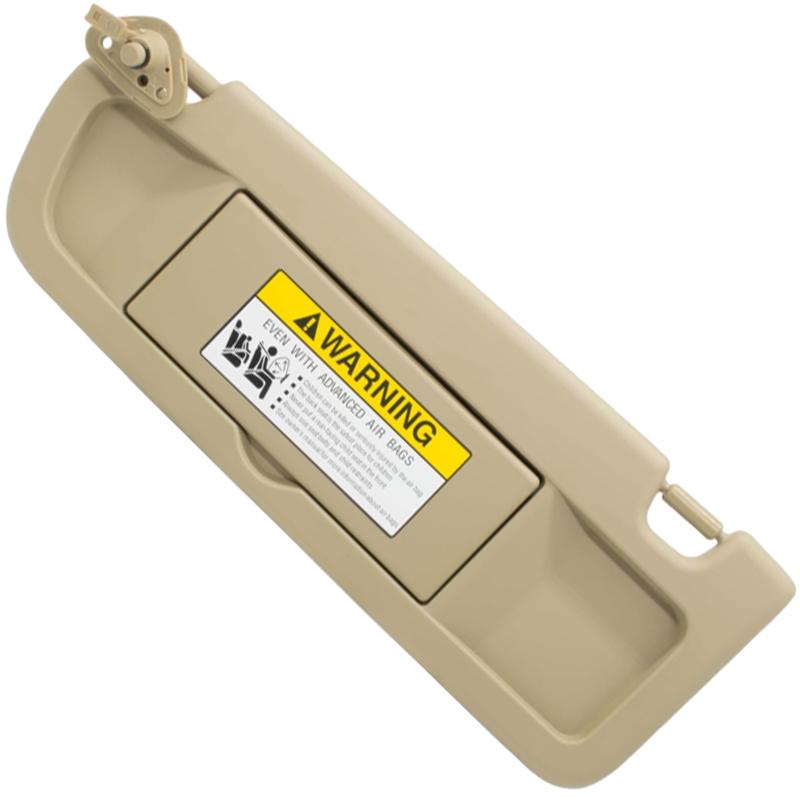 Car Sun Visor with Mirror Beige/Gray for Honda Civic 2006 2007 2008 2009 2010 2011 83280-SNA-A01ZA Left Hand Drive