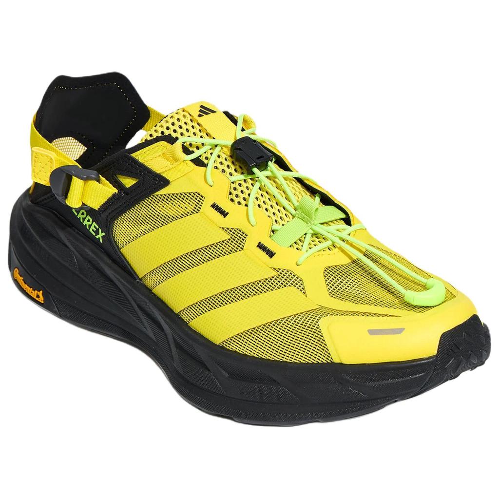 Adidas Slip Resistant, Abrasion Resistant, Rebound River Trekking Shoes Unisex Yellow Black LA4706