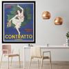 Vintage Beverage Advertising Style Contratto Vermouth Poster Print Retro Wall Art Canvas Painting Prints For Kitchen Bar Decor