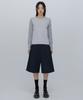 CHICKS Bermuda Wide Cotton Pants Navy